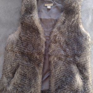 Cotton on faux fur vest
